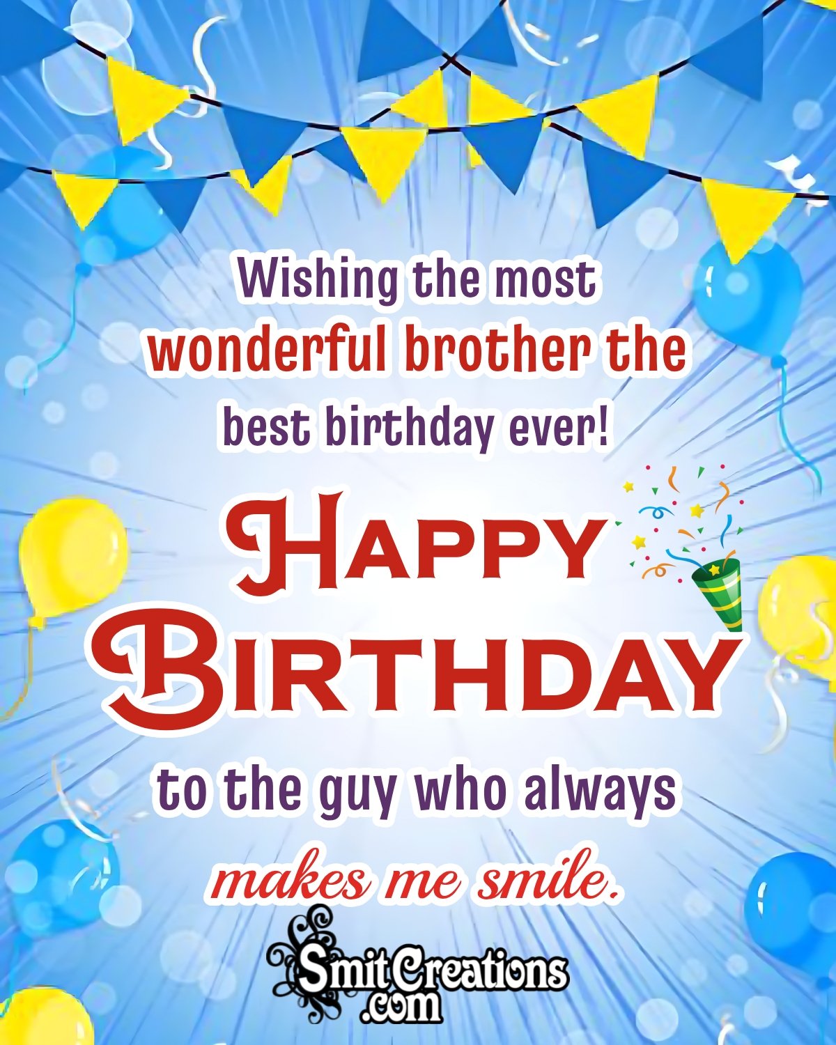 Happy Birthday Wishes For Brother
