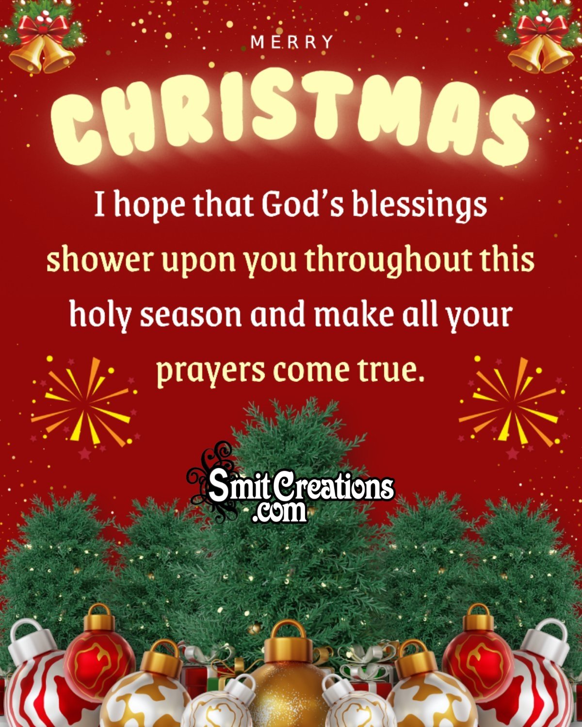Religious Merry Christmas Blessings