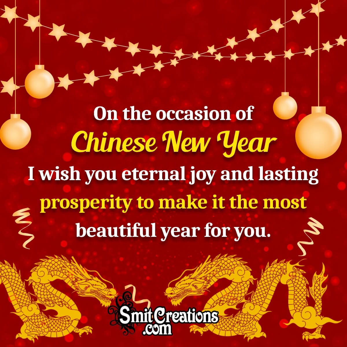 Chinese New Year Wish Image