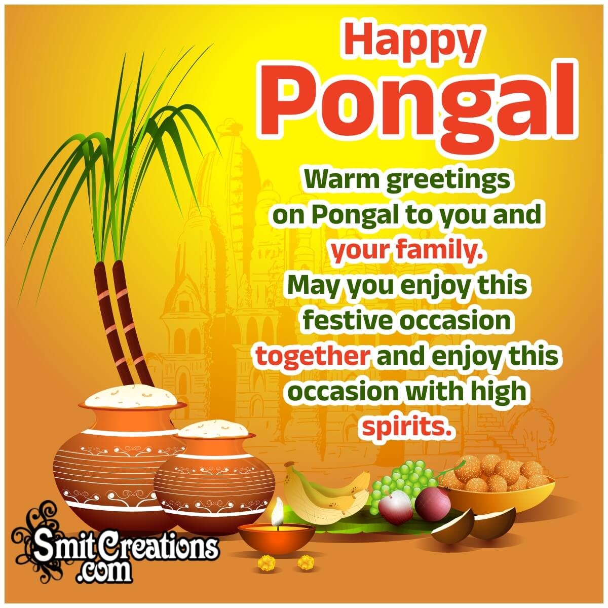 Happy Pongal Greetings Image