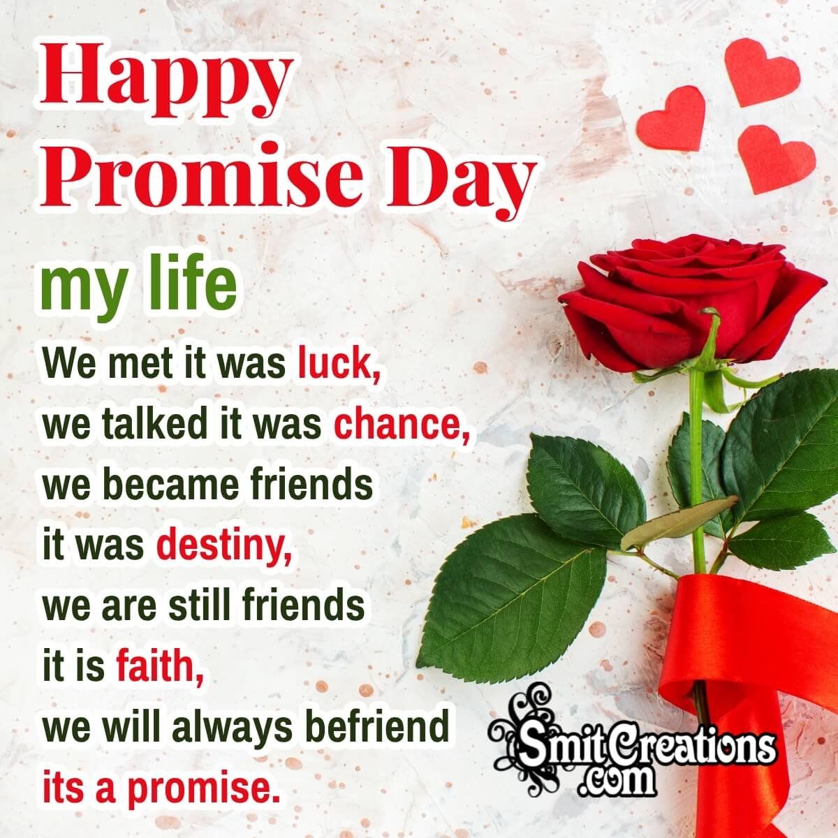 Happy Promise Day Wishes For Friend