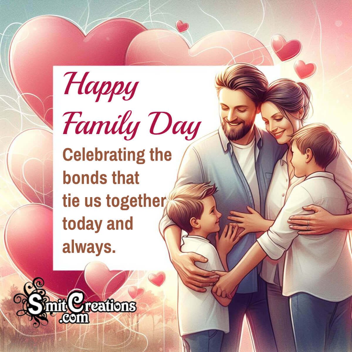 Happy Family Day Wonderful Wishing Image