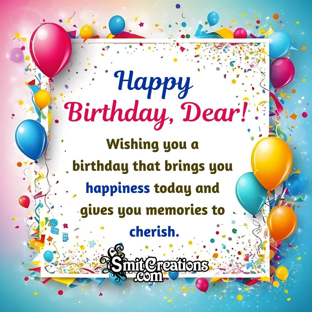 Wonderful Happy Birthday Wish Photo