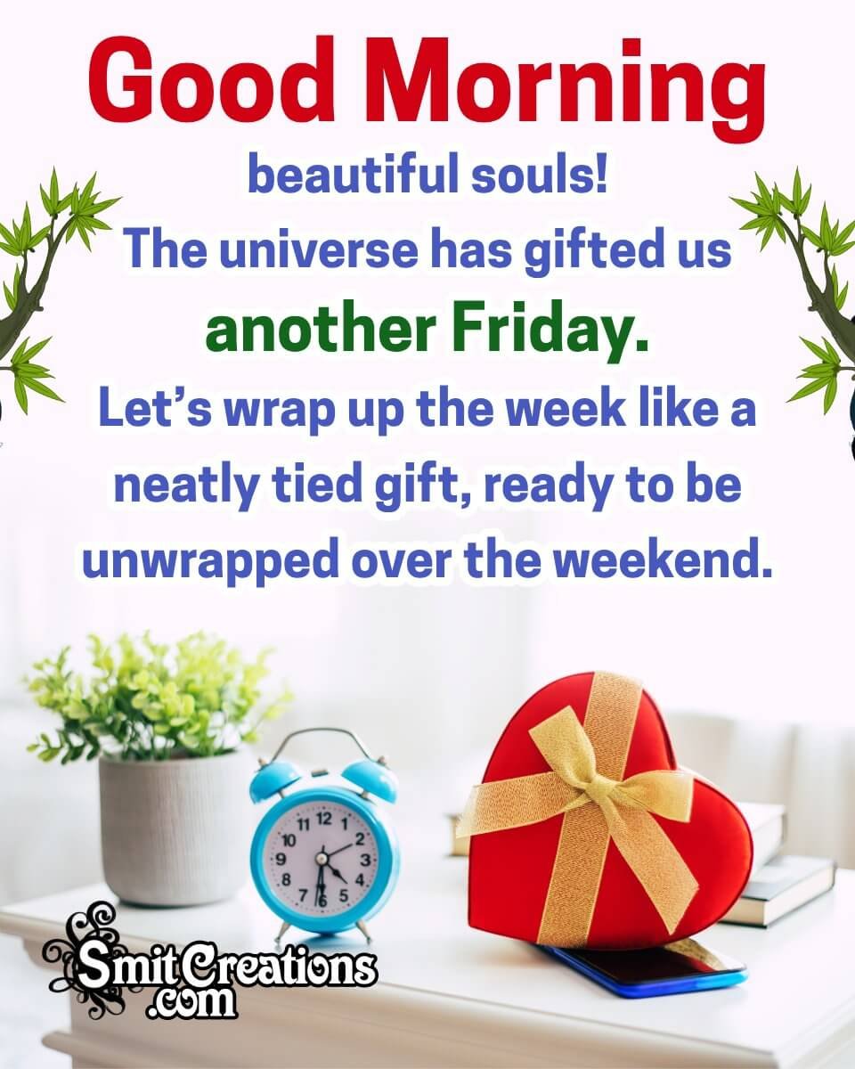Good Morning Friday Wish Photo
