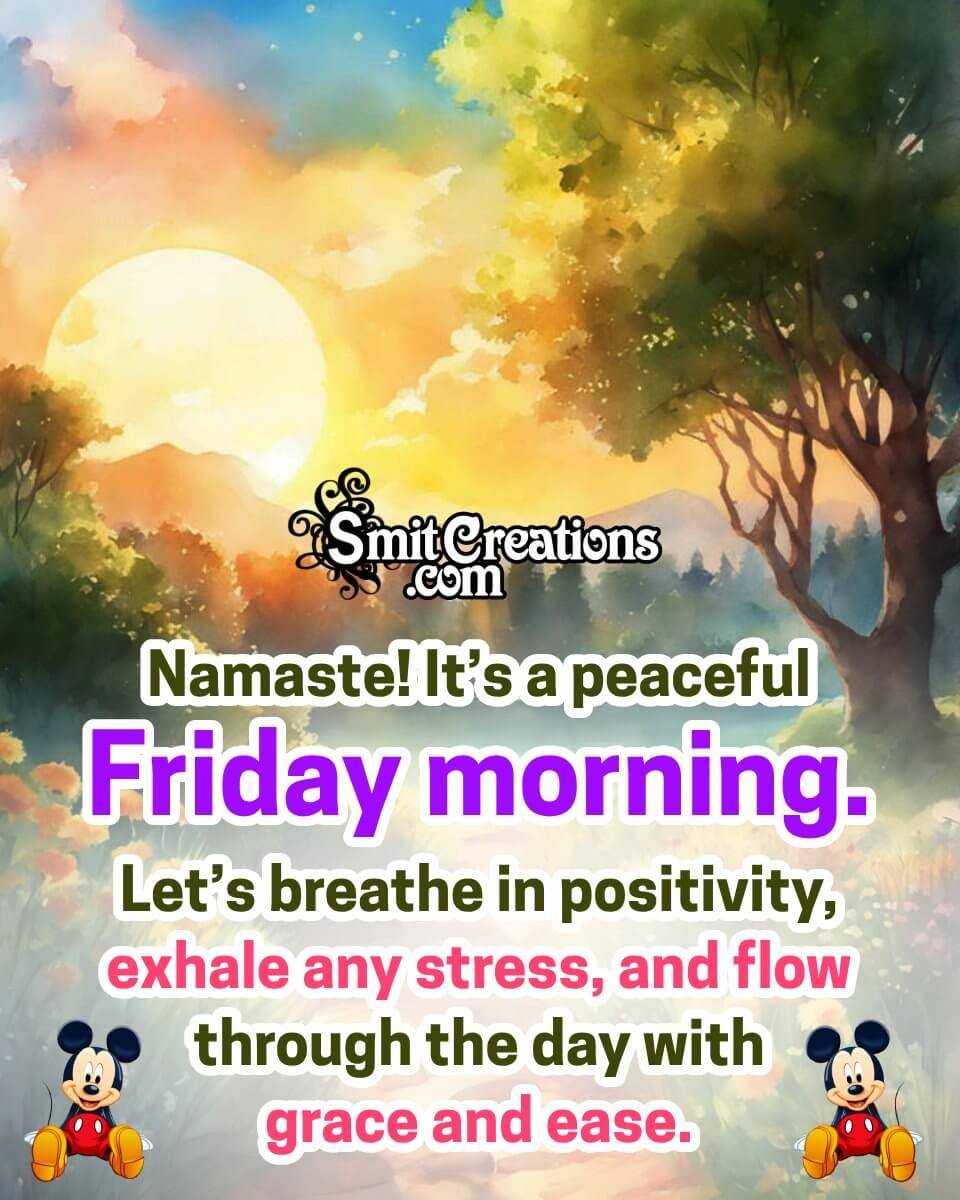 Happy Friday Morning Greeting Image