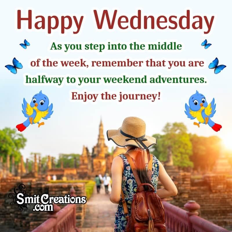 Happy Wednesday Morning Greeting Image