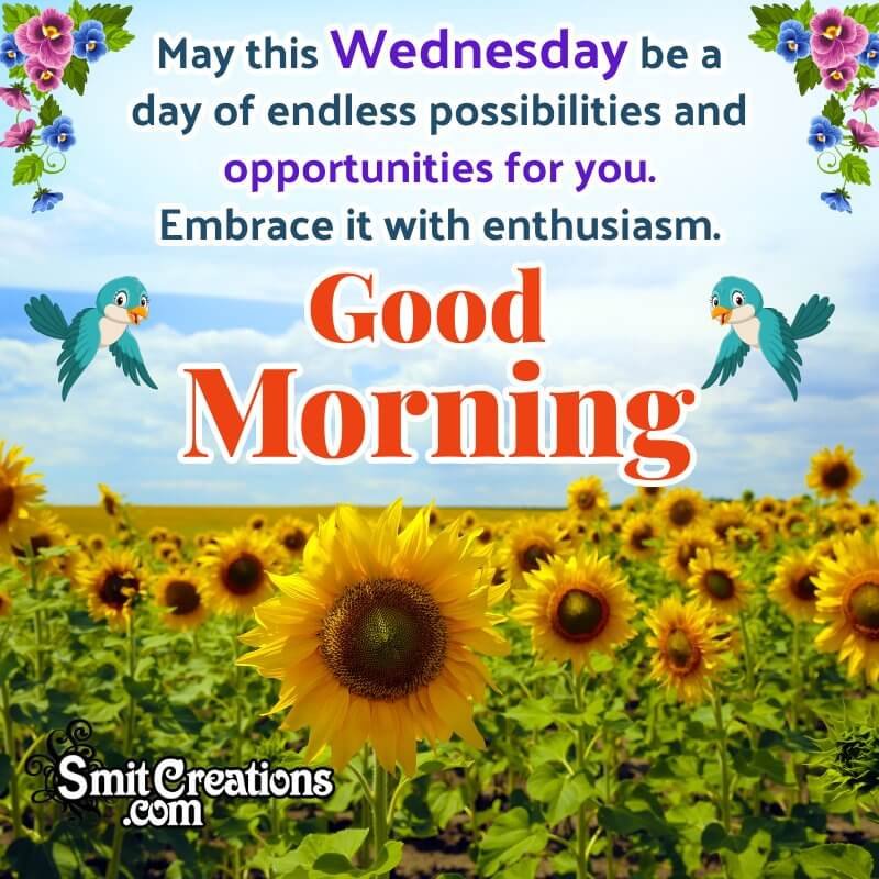 Happy Wednesday Morning Message Greeting Picture
