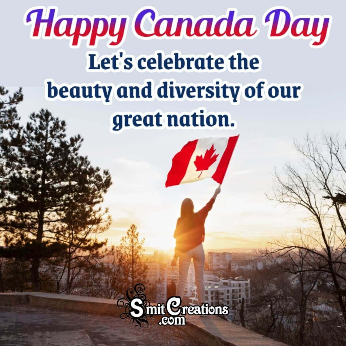 Happy Canada Day Message Pic
