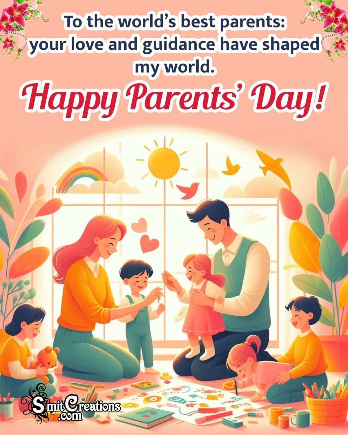 Happy Parents’ Day Wish Pic For Parents