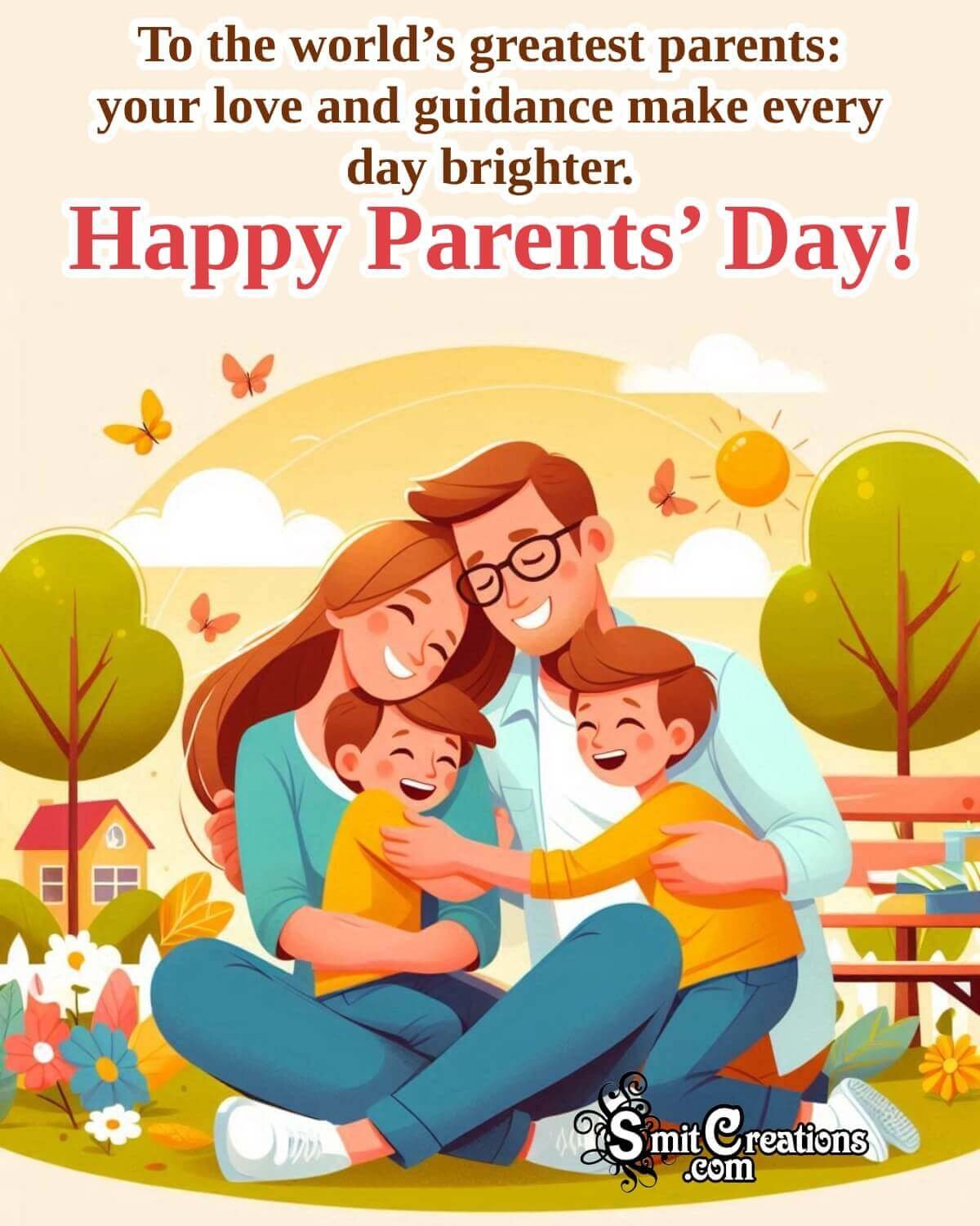 Happy Parents’ Day Wishing Photo