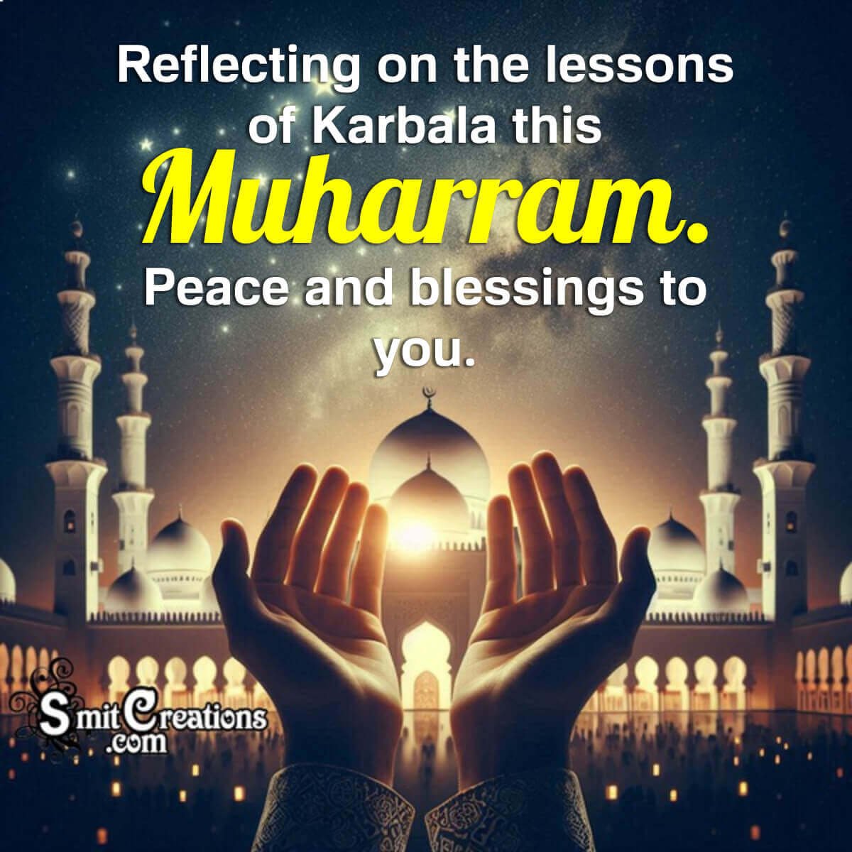 Lovely Muharram Mubarak Greeting Picture