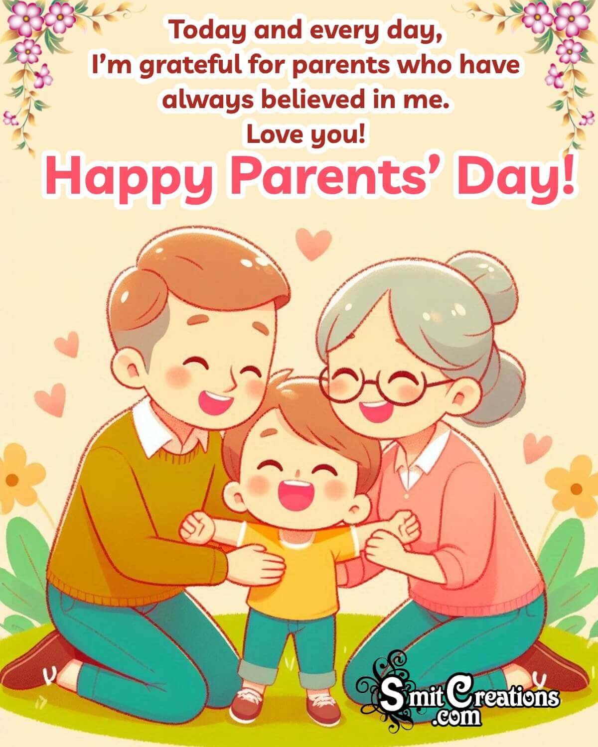 Parents’ Day Status Image