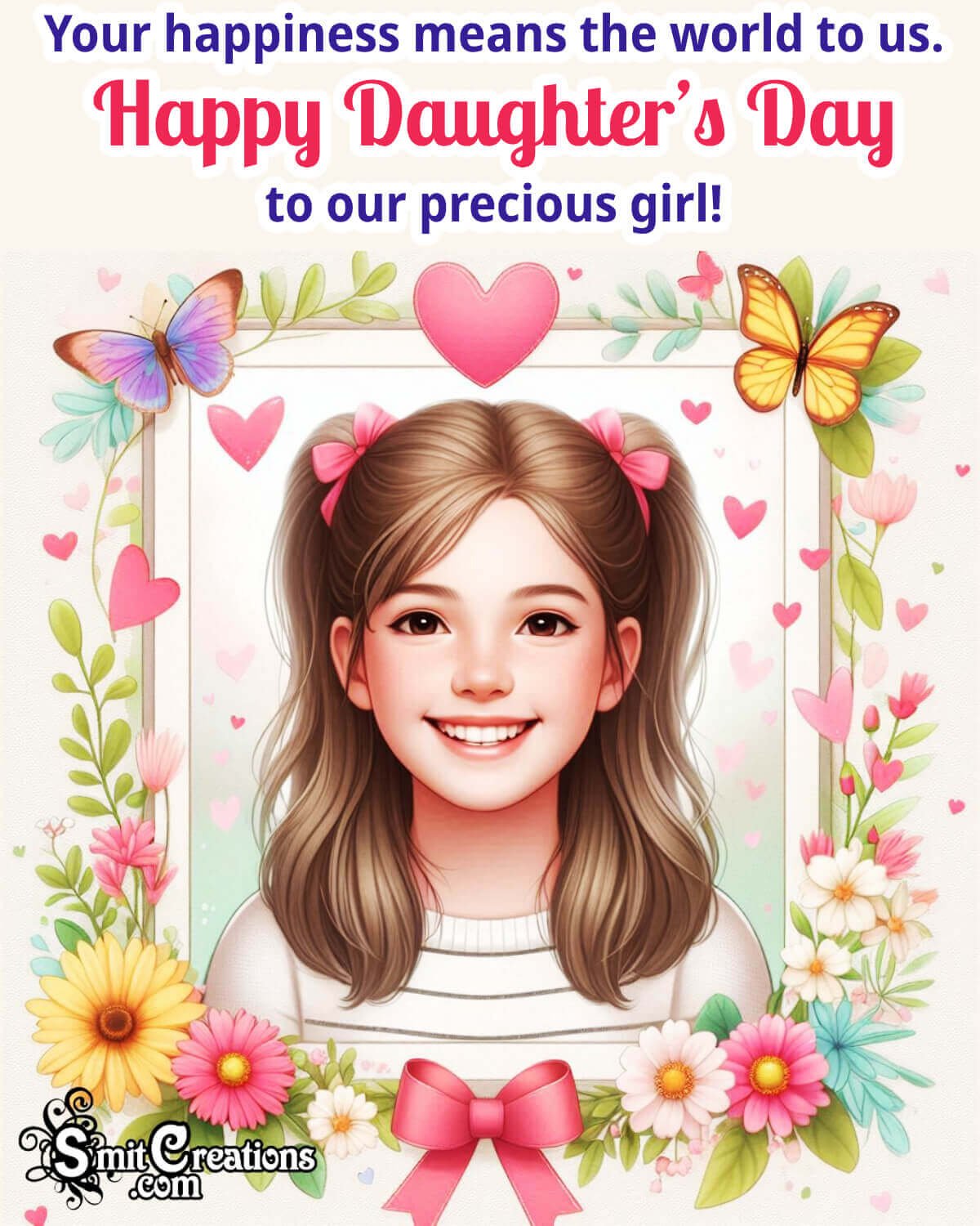 Happy Daughter’s Day Wishing Pic