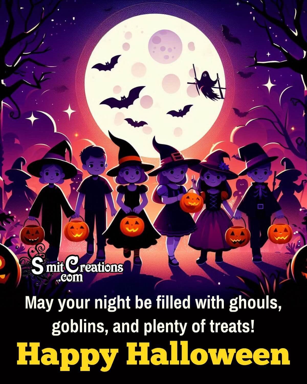 Happy Halloween Message Photo