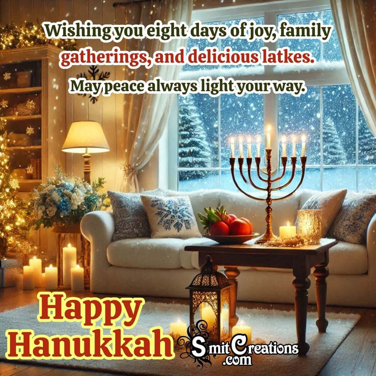 Happy Hanukkah Message Photo