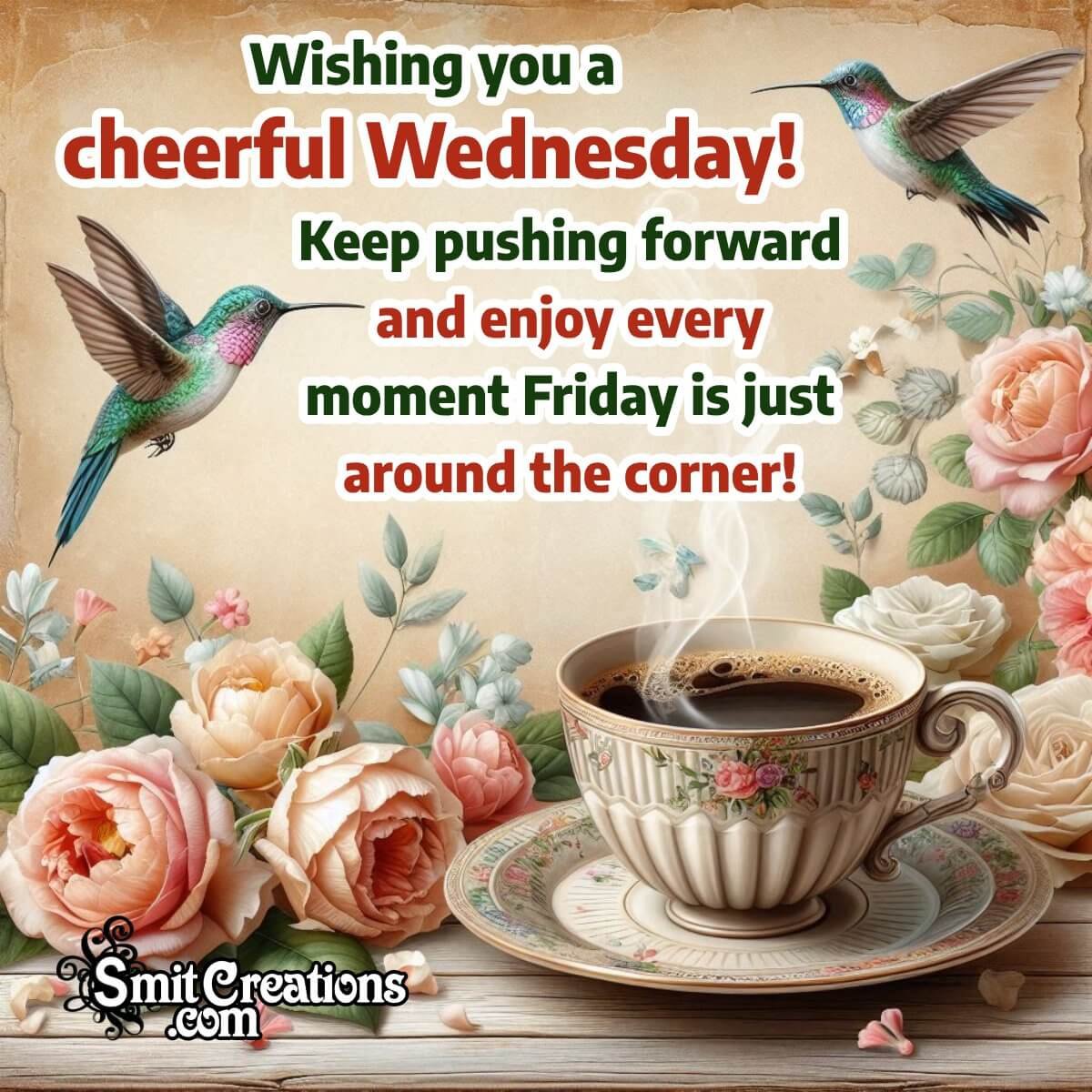 Happy Wednesday Message Photo