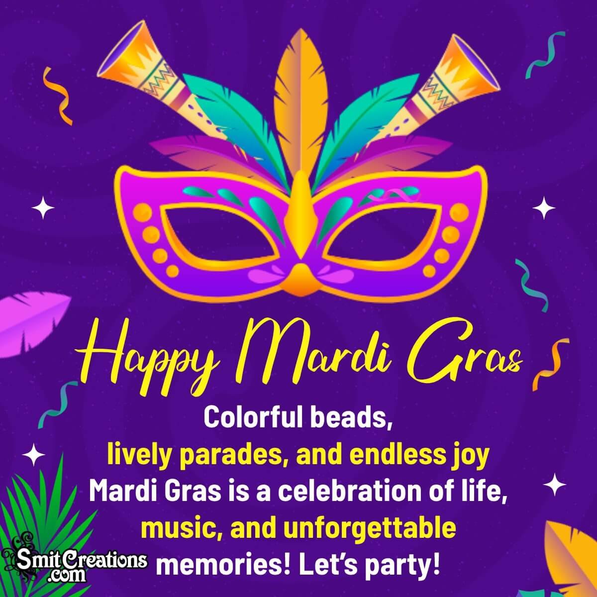 Lovely Happy Mardi Gras Image