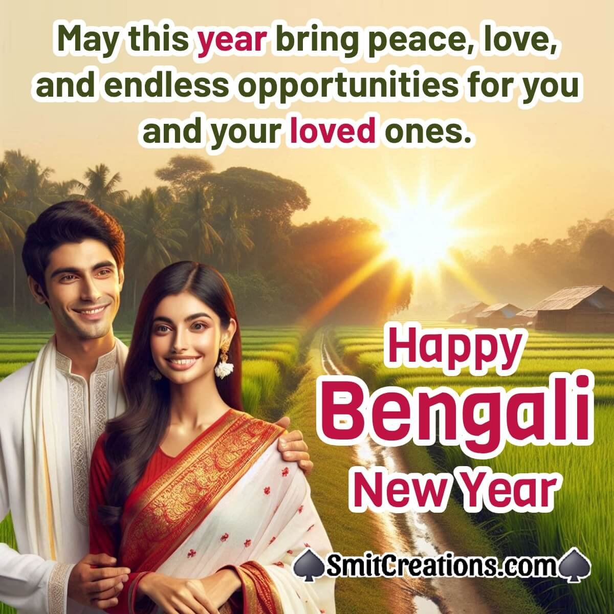 Happy Bengali New Year Endless Status Image
