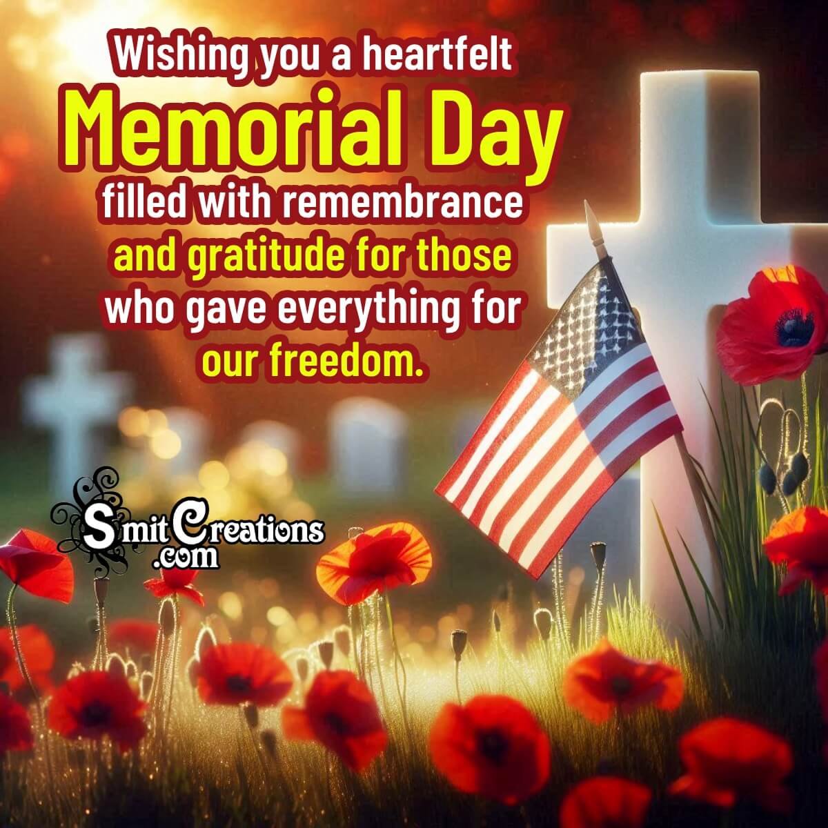 Wishing You A Heartfelt Memorial Day Nice Photo