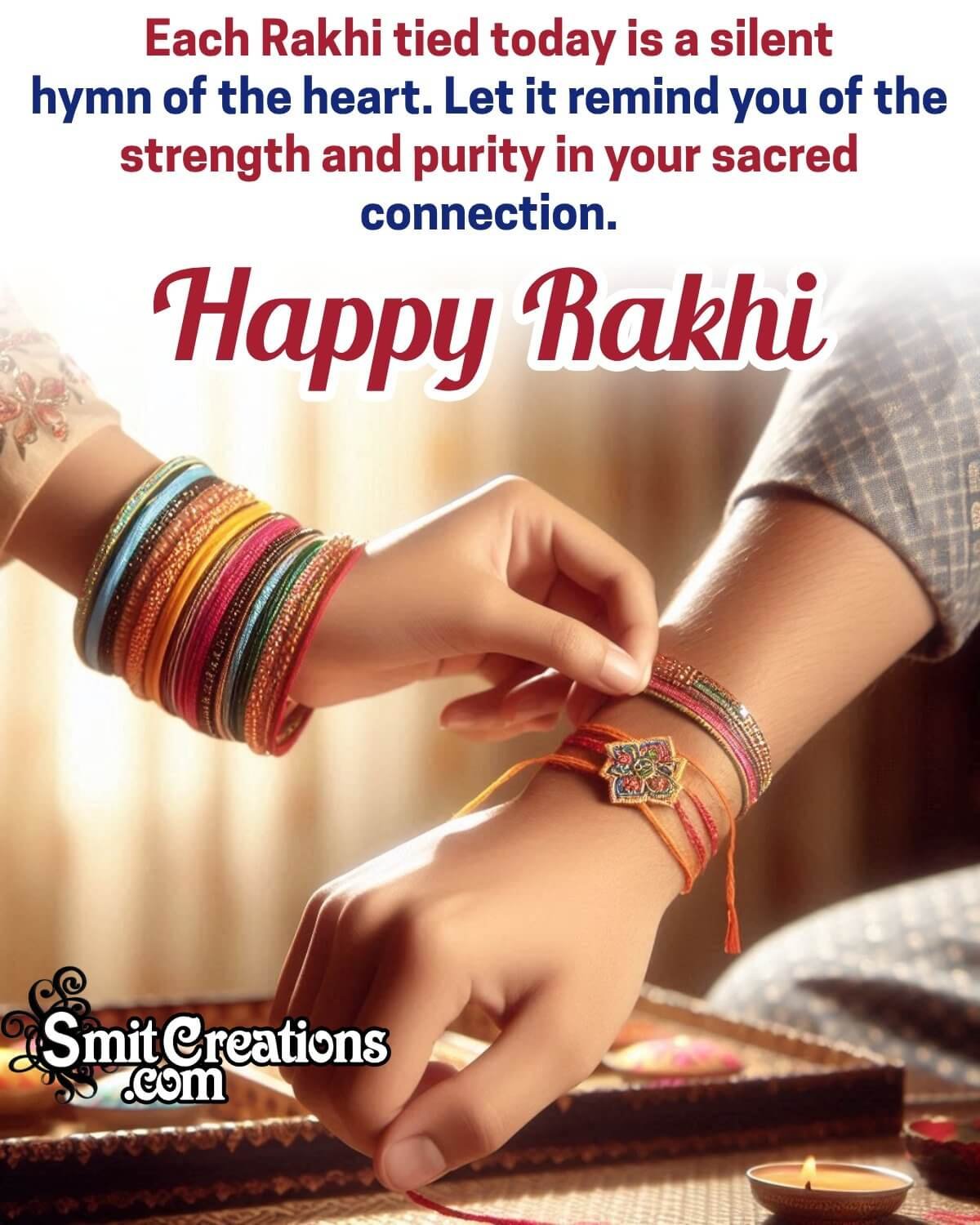 Happy Rakhi Lovely Greeting Photo