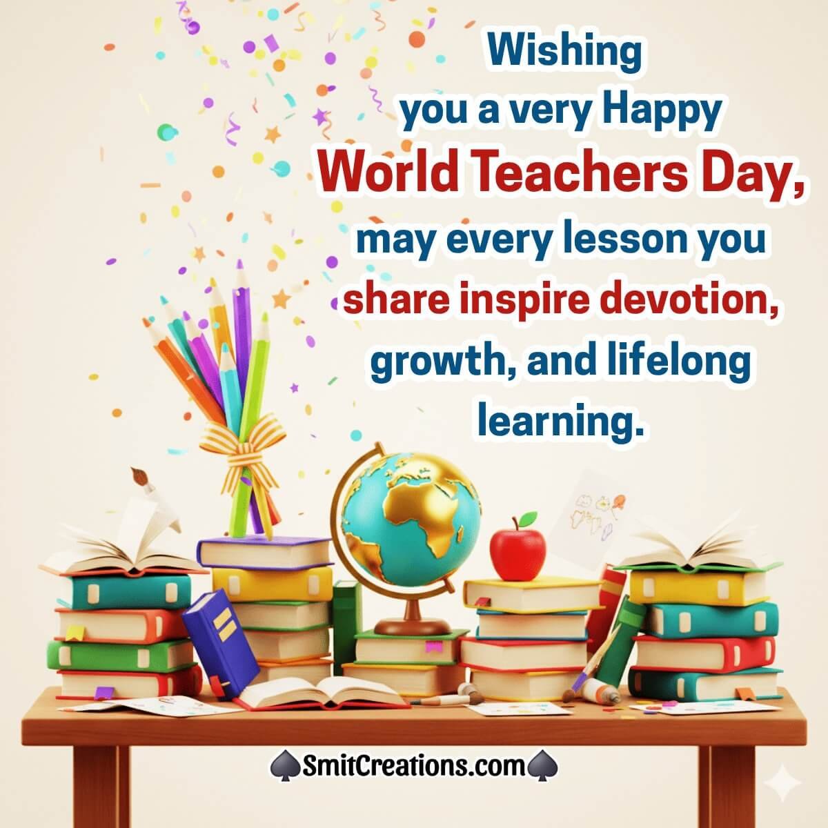 Happy World Teachers Day Nice Message Photo