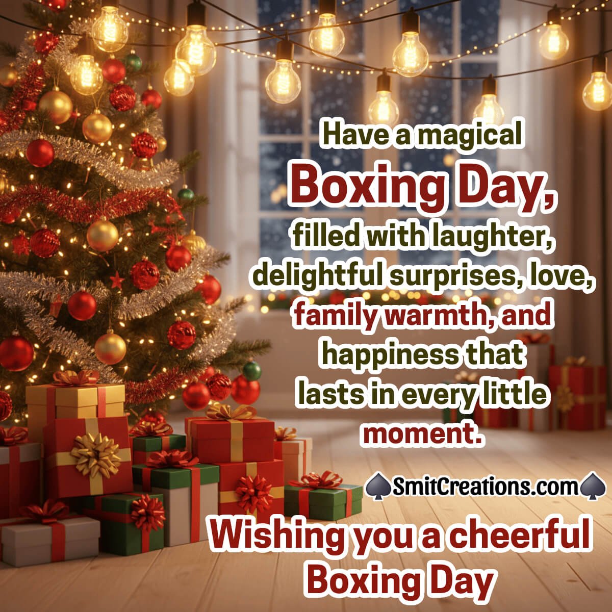 Happy Boxing Day Lovely Greeting Image