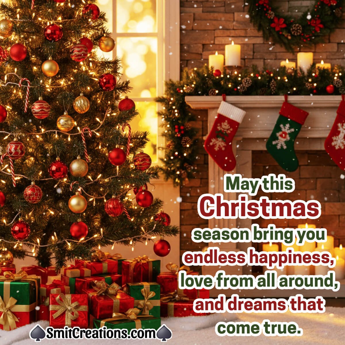 Happy Christmas Wonderful Greeting Image