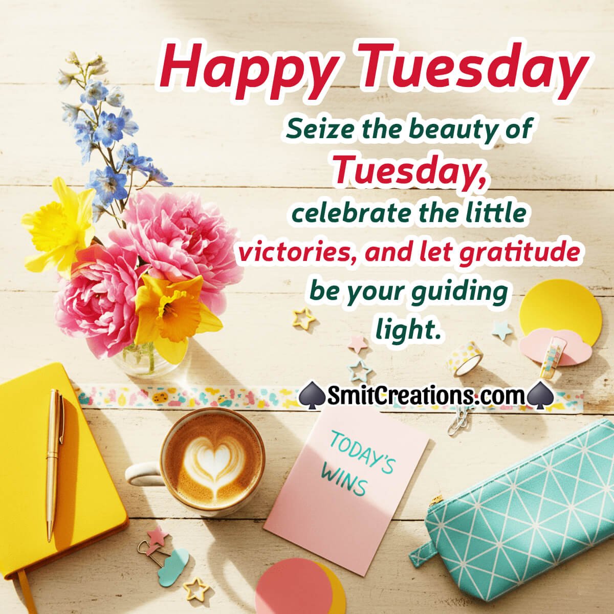 Happy Tuesday Best Wish Image