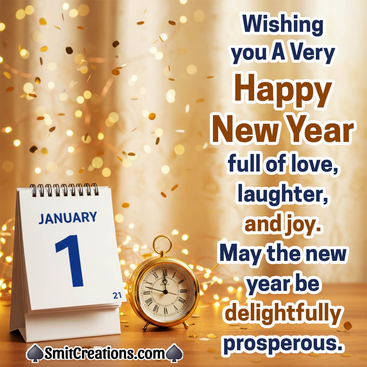Wishing You A Happy New Year Lovely Image