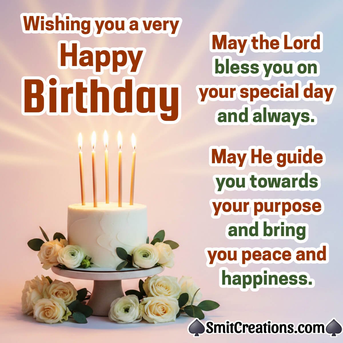 Happy Birthday Blessing Lovely Prayer Pic