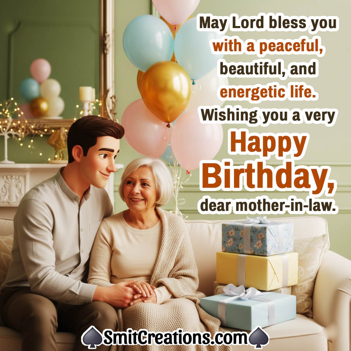 Happy Birthday Dear Mother In Law Beautiful Status Image