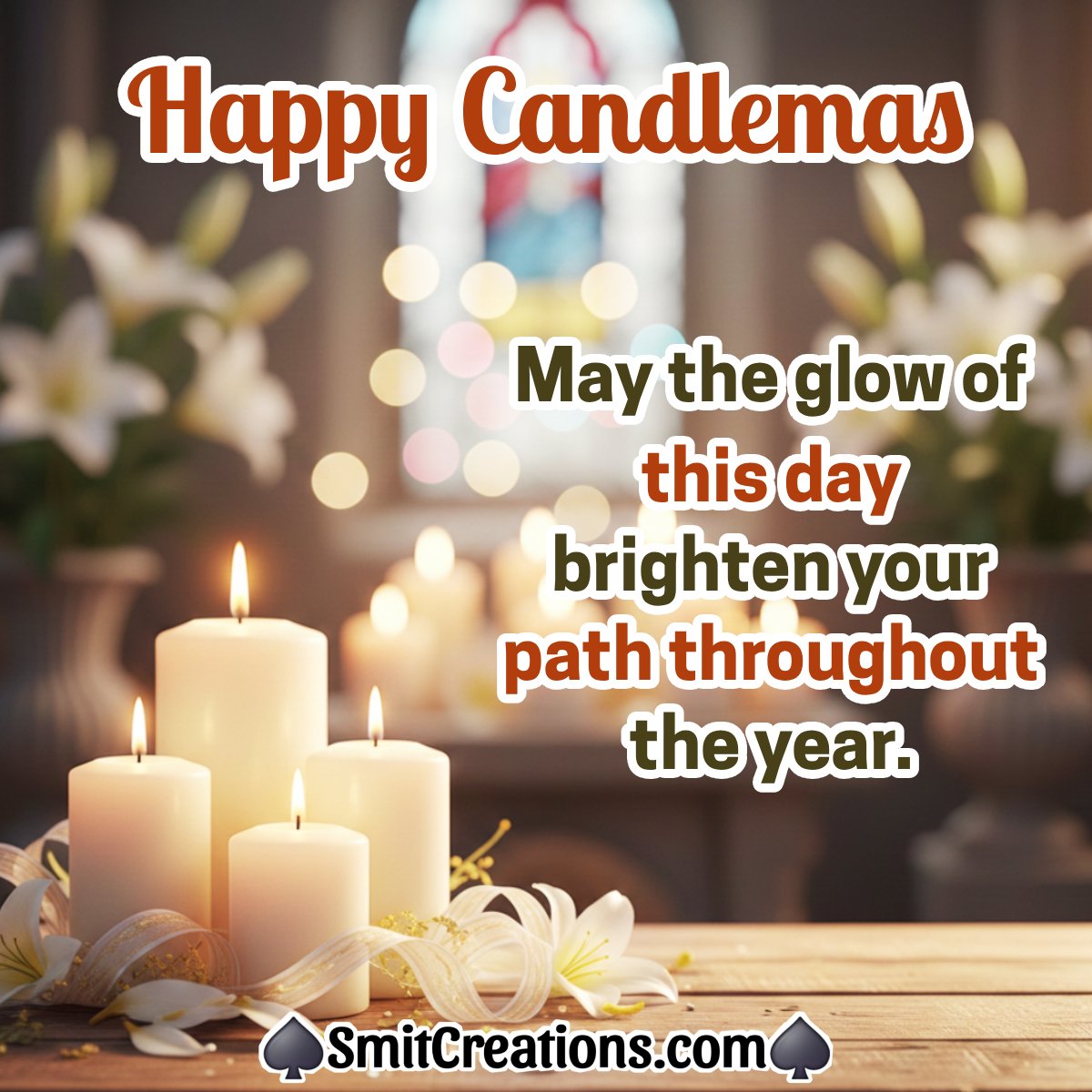 Happy Candlemas Best Wishing Image