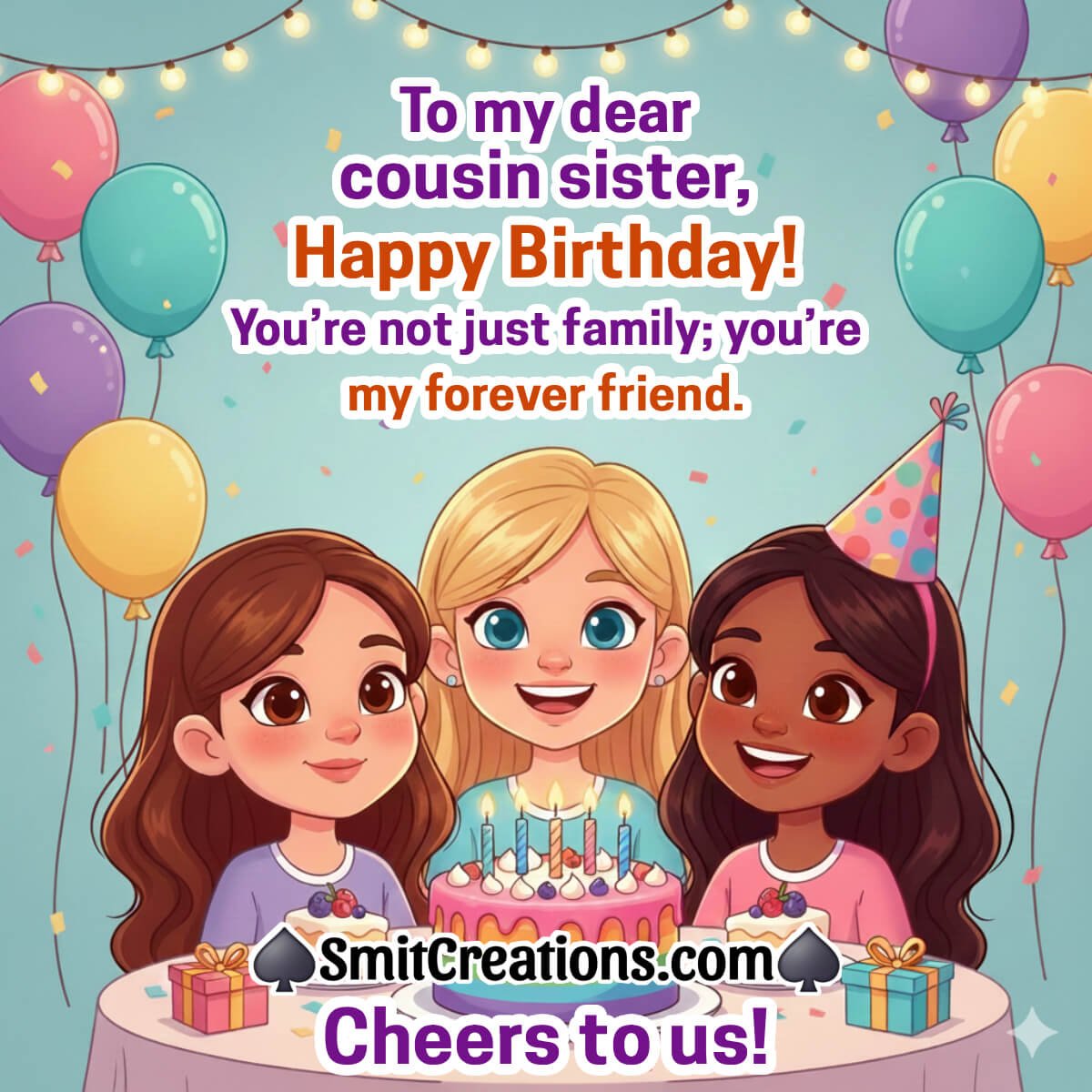 To My Dear Cousin Happy Birthday Best Status Picture