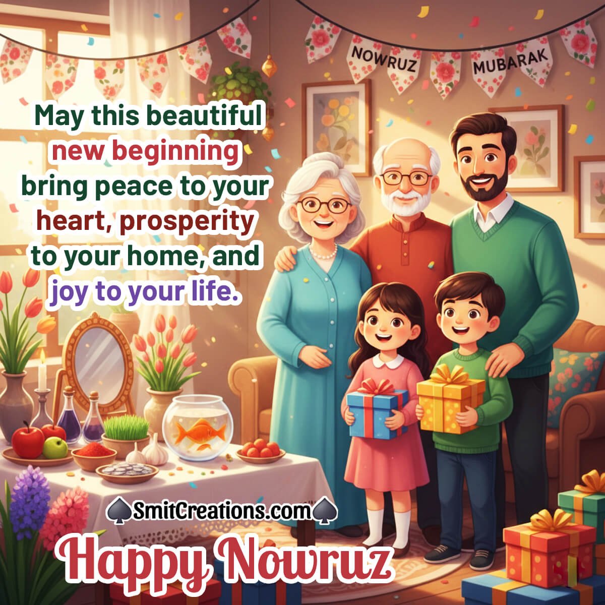 Happy Nowruz Beautiful Wishing Pic