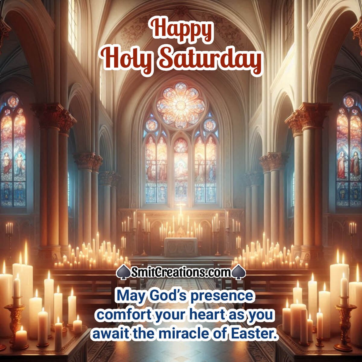 Happy Holy Saturday Message Photo
