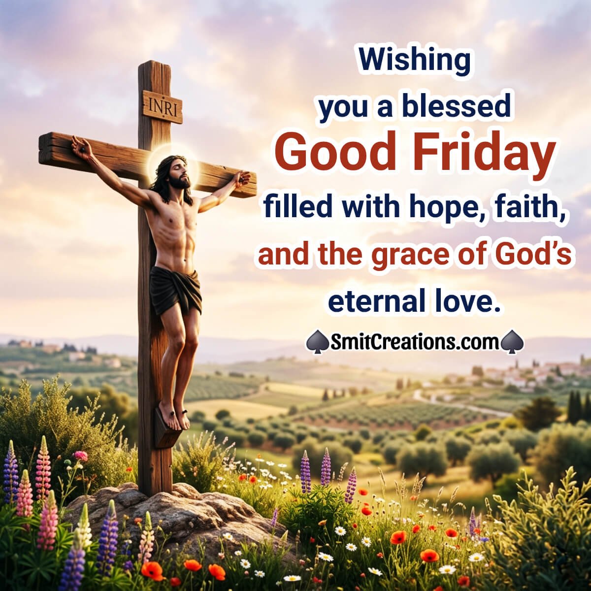 Wishing You A Blessed Good Friday Lovely Image