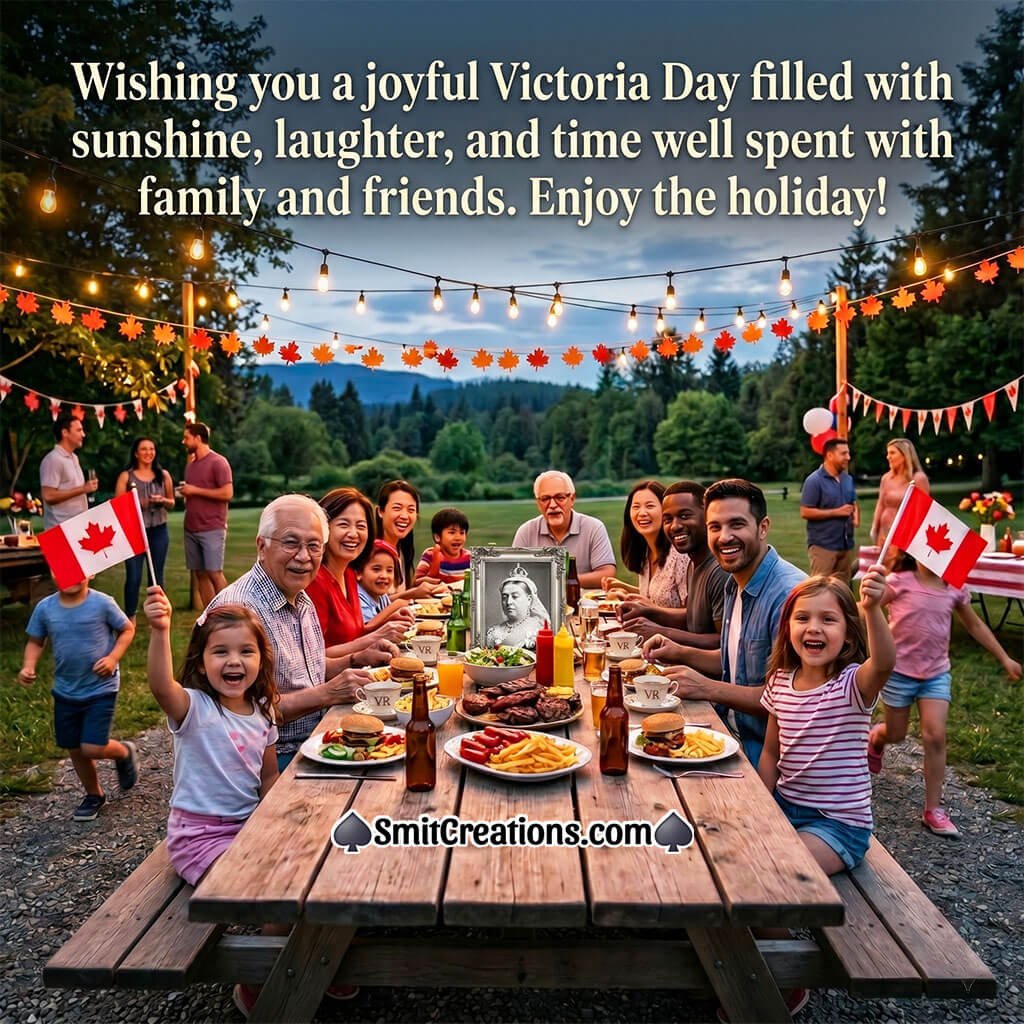 Happy Victoria Day Family Celebration Image