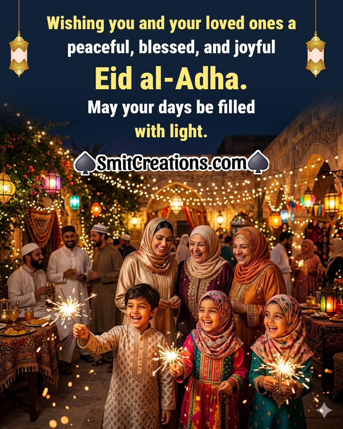 Wishing You A Blessed Eid Al Adha Joyful Image