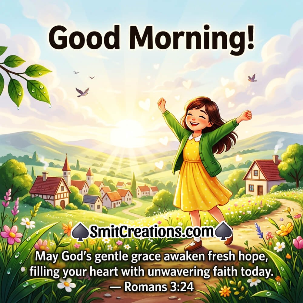 Good Morning Bible Versesfor Gentle Grace With Fresh Hope Image